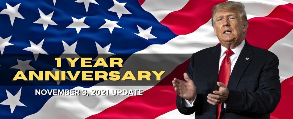 MyPatriotsNetwork-1 Year Anniversary – November 3, 2021 Update