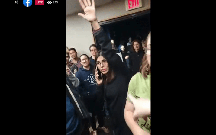MyPatriotsNetwork-Fed-Up Parents Take Over School Board Meeting in Protest of Mask Requirements