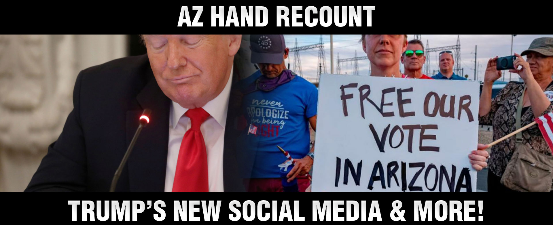 MyPatriotsNetwork-AZ Hand Recount, Trump’s New Social Media & More! March 22, 2021 Update