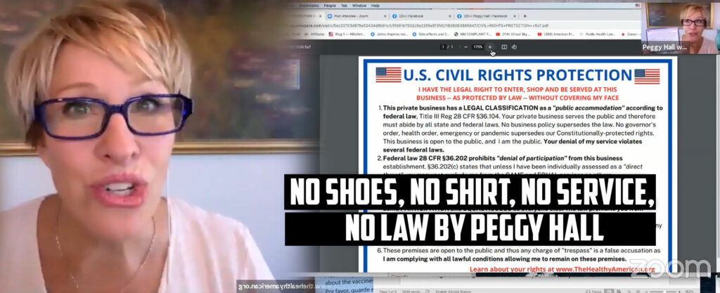 MyPatriotsNetwork-No Shoes, No Shirt, No Service, No Law by Peggy Hall