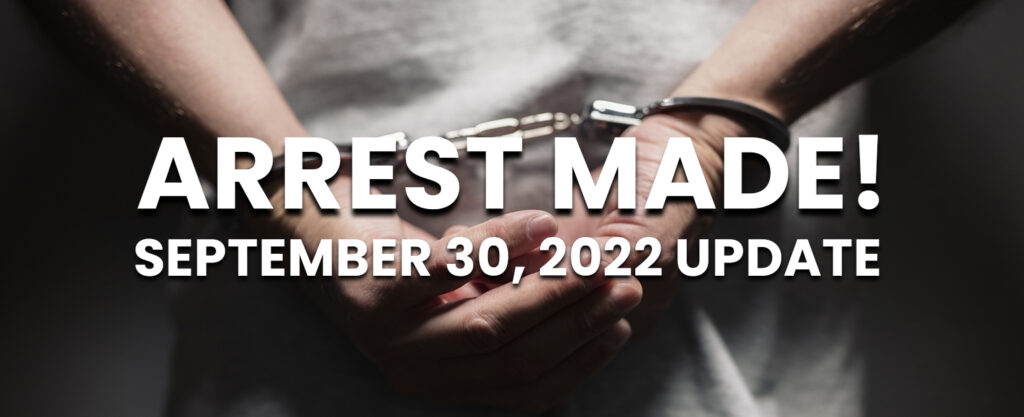 MyPatriotsNetwork-Arrest Made! – September 30, 2022 Update