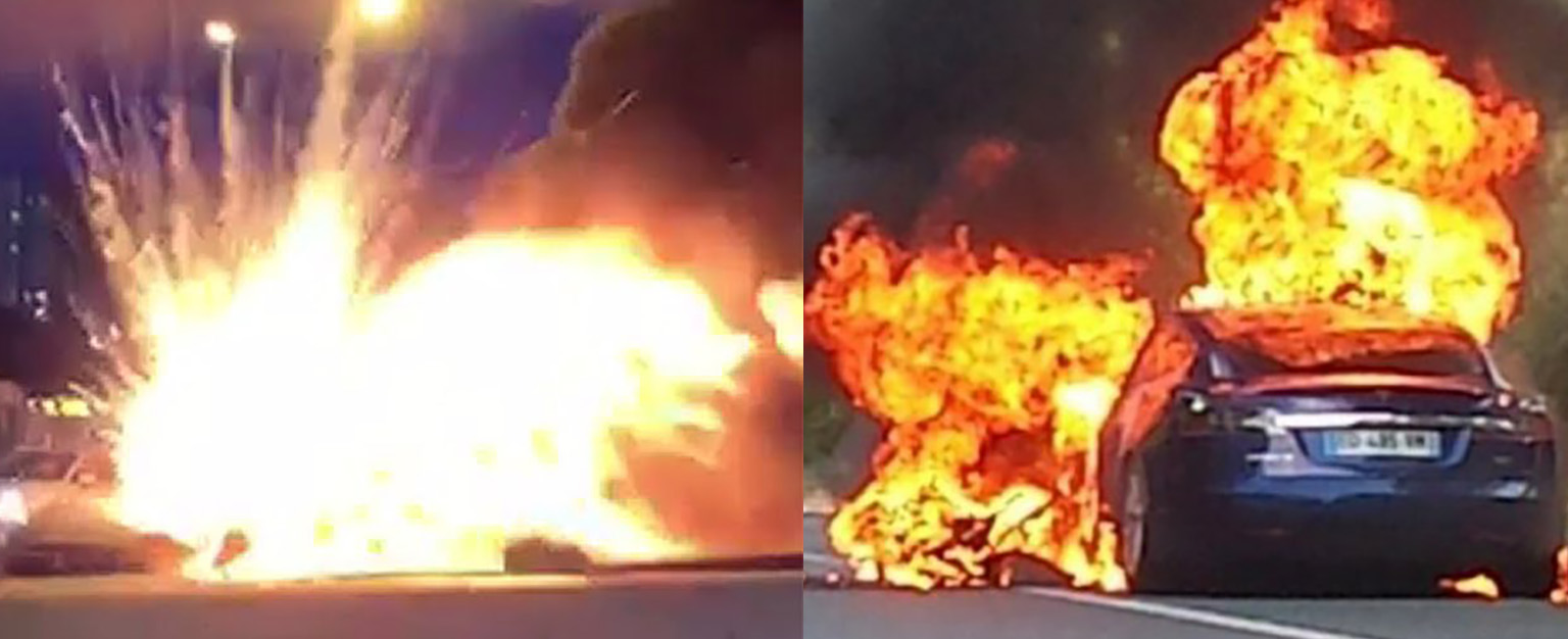 MyPatriotsNetwork-Tesla Car Explosions & Auto Drive Disasters. Eco Friendly?