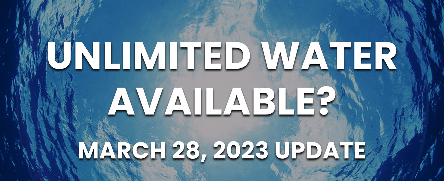 MyPatriotsNetwork-Unlimited Water Available? – March 28, 2023