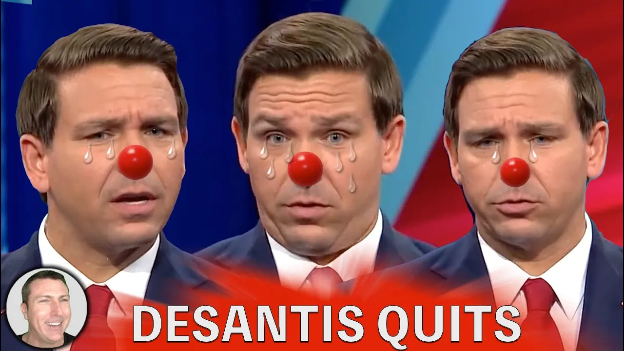 Mark Dice talks about desantis dropping out of the 2024 election