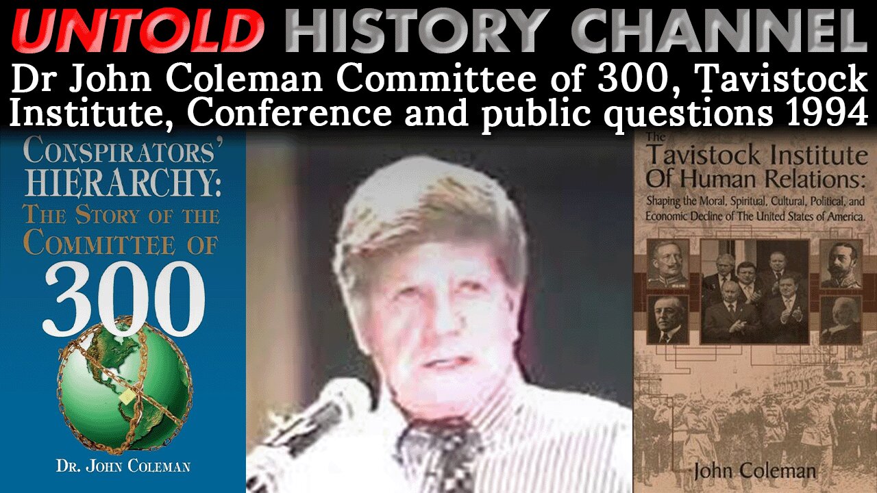 Untold History Channel brings to us a Dr. John Coleman speech from 1984