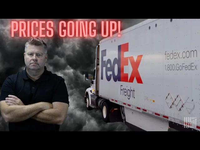 The Economic Ninja talks about how fedex just released a new price and cost warning