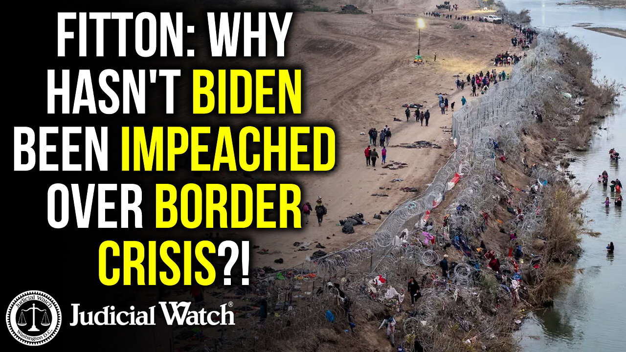 Judicial Watch talks about why biden has not been impeached yet