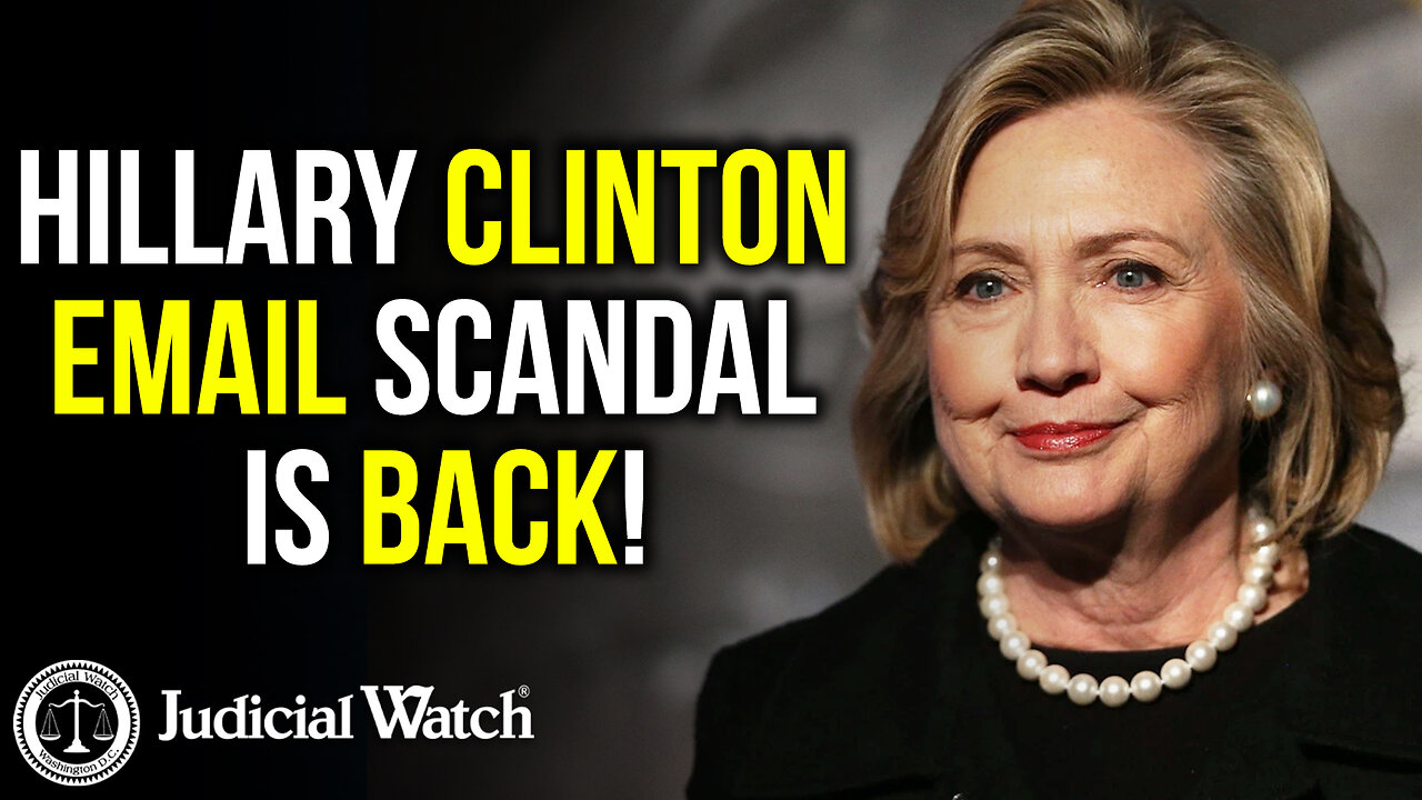 Judicial watch exposes a hillary clinton email scandal