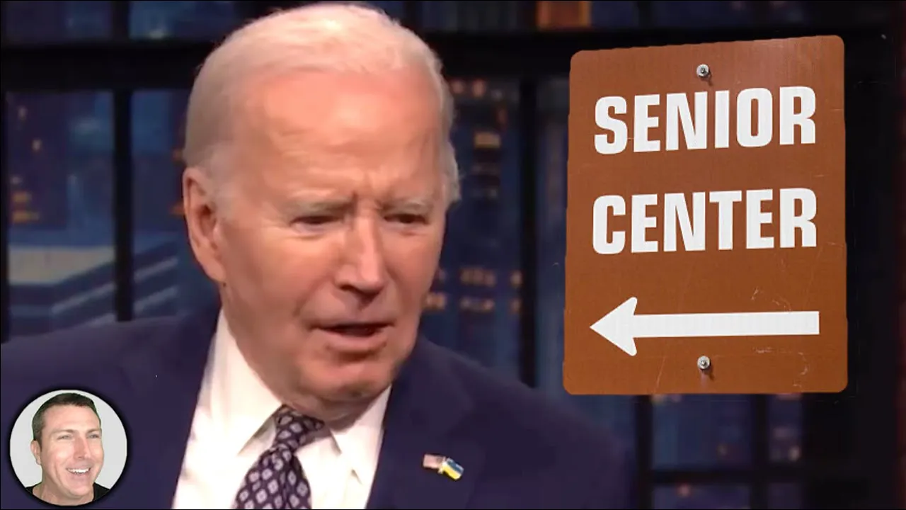 Mark Dice talks about joe biden attempting to alleviate concerns about his age on late night talk show