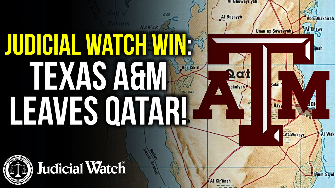 Judicial Watch talks about Qatar and other news