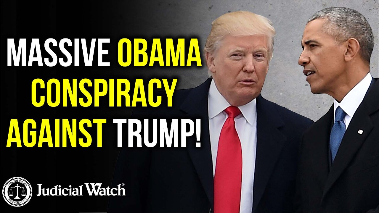 tom fitton of Judicial Watch talks about a massive obama conspiracy against trump