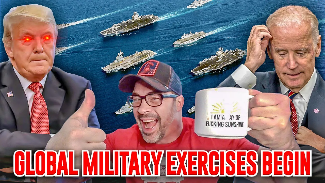 David Nino Rodriguez talks about trumps unstoppable large scale global military exercise
