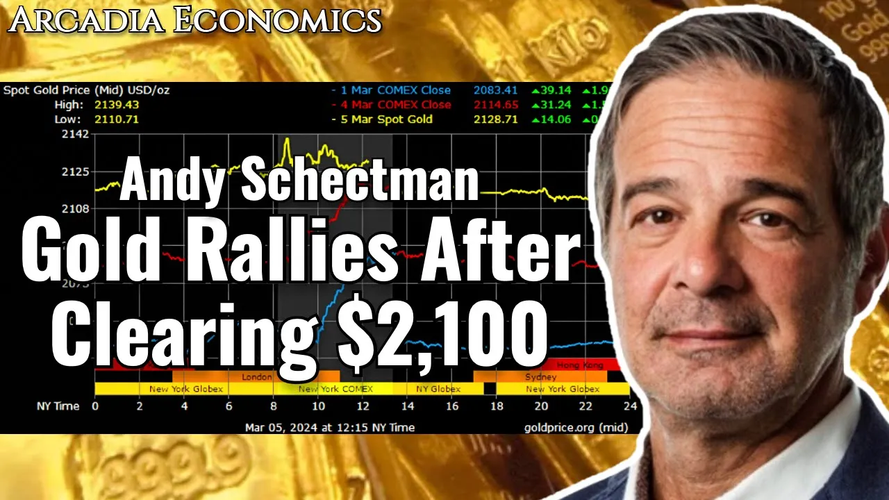 Arcadia Economics talks about andy schectman gold rallies