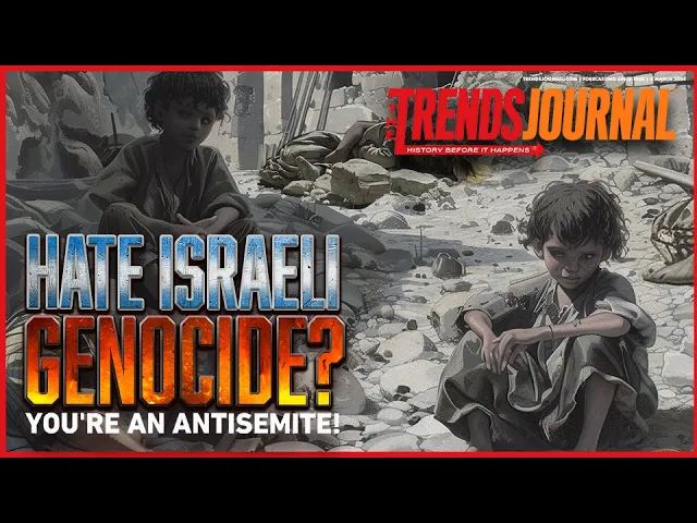 Gerald Celenti talks about antisemitism for hating genocide on Trends Journal