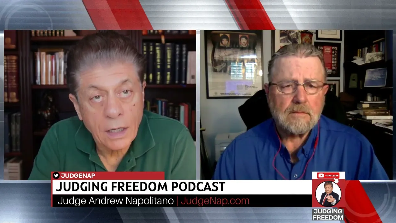 Judge Napolitano – Judging Freedom channel talks with larry johnson
