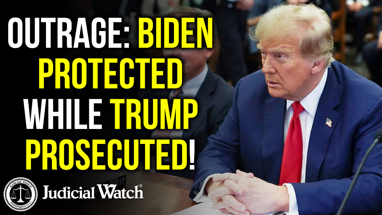 Judicial Watch talks about Biden being protected