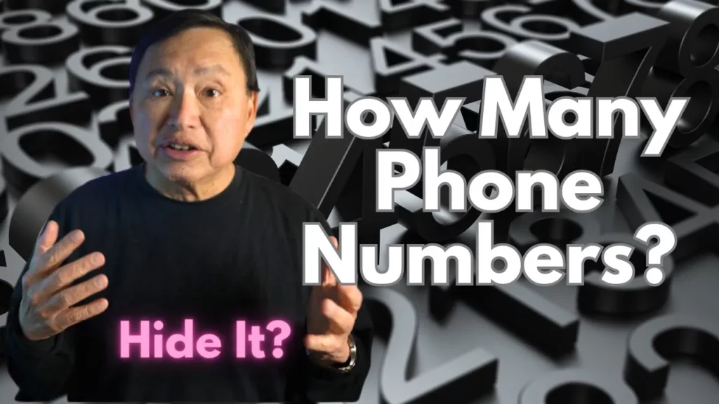 Rob Braxman talks about if you should hide your phone numbers