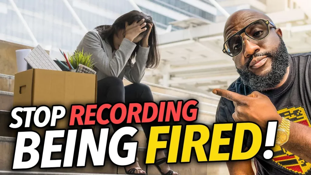 The Millionaire Morning Show w/ Anton Daniels talks about why recording yourself while being fired is a bad idea