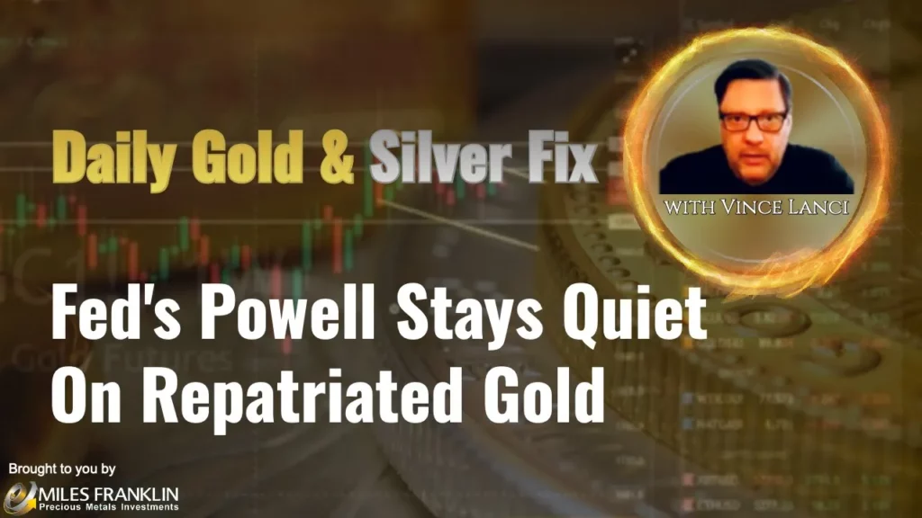 Arcadia Economics talks about how the feds are staying quiet on repatriated gold