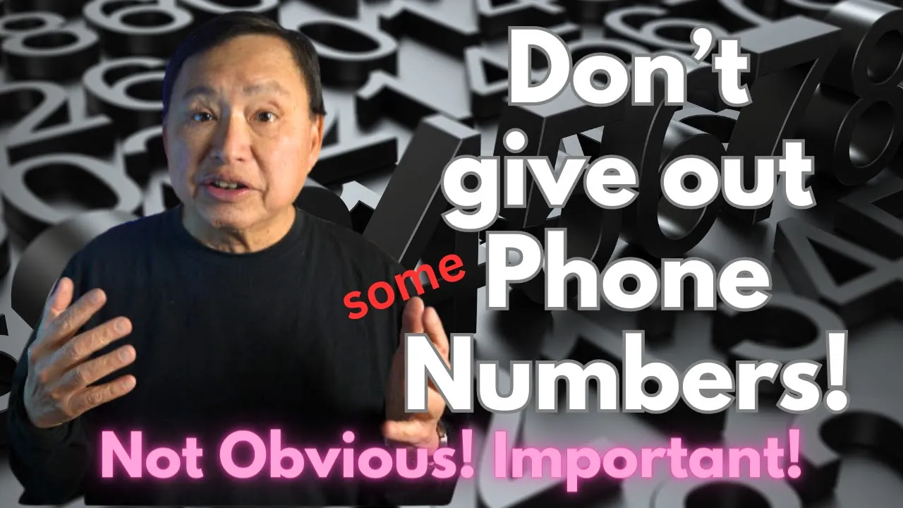 Rob Braxman talks about when do you hide your phone numbers