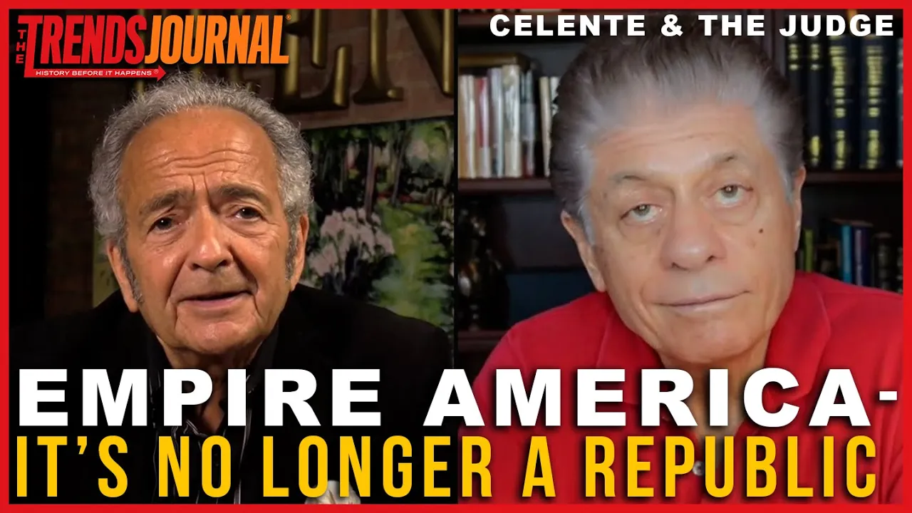 Gerald Celente and judge andrew napolitanoi talk about how america is no longer a republic