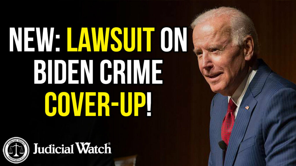 Judicial Watch talks about bidens new lawsuit