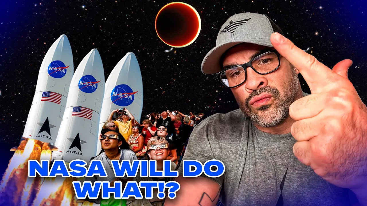 David Nino Rodriguez talks about nasa shooting 3 rockets into the solar eclipse
