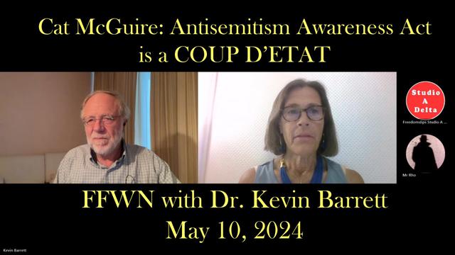 Jim Fetzers show presents a talk about the antisemitism awareness act