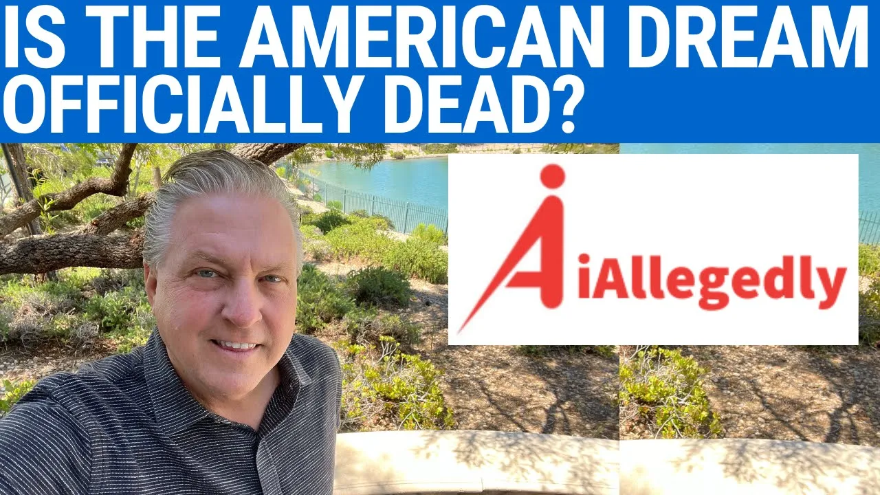 I Allegedly talks about how the american dream is officially dead
