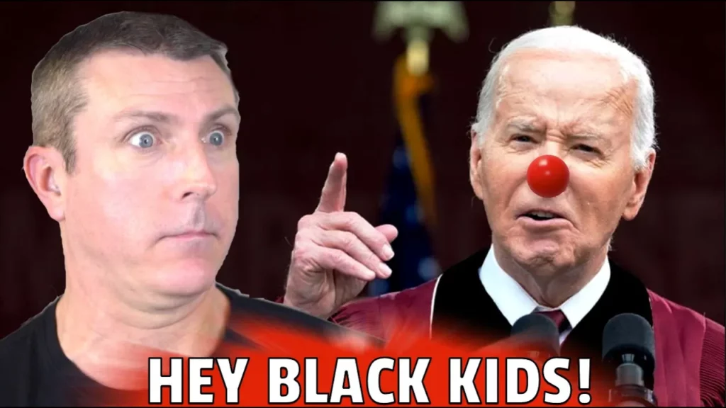 Mark Dice talks about how joe biden baffles black graduate at morehouse college commencement address