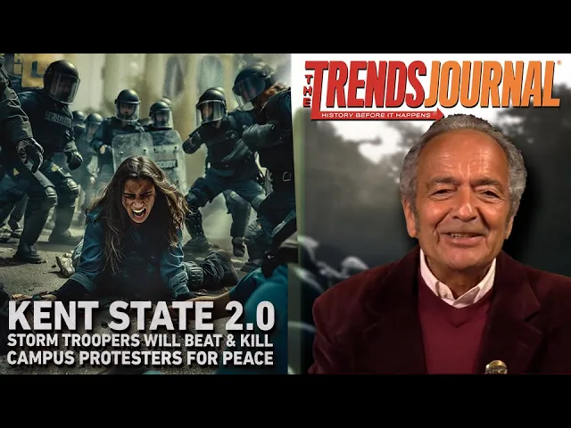 Gerald Celente talks about the campus protests on trends journal