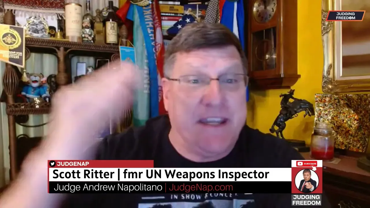 Judge Napolitano – Judging Freedom talks about how scott ritter says nato is panicking