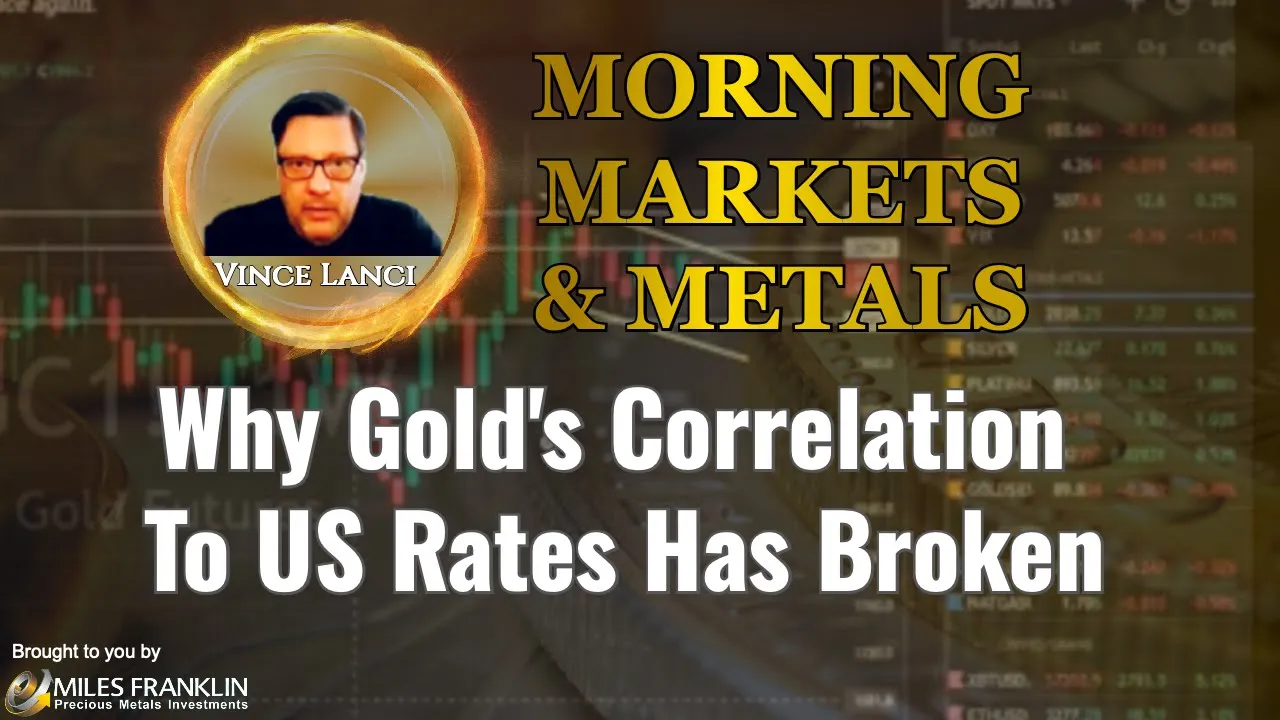 Arcadia Economics with vince lanci on why the price of gold does what it does