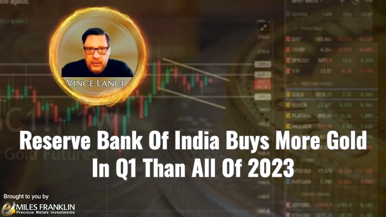 Arcadia Economics talks about the reserve bank of india buying gold