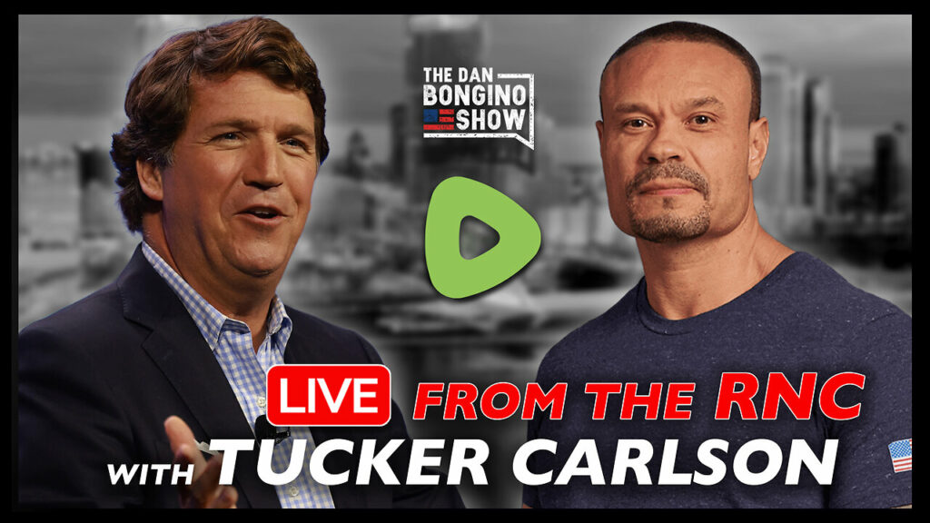 Dan Bongino interivew tucker carlson live at the republican national convention