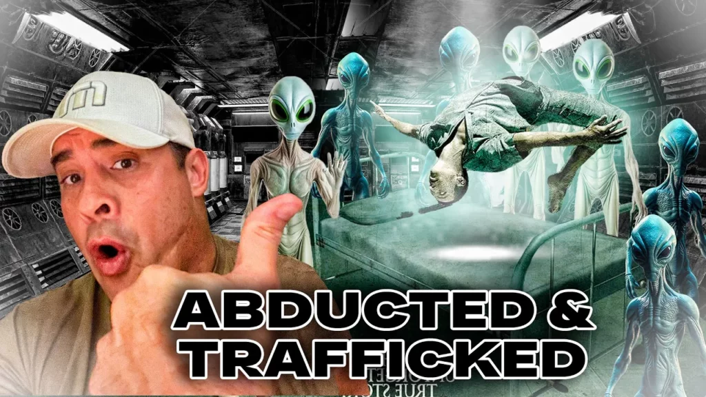 David Nino Rodriguez talks with a man who accounts his alien abductions