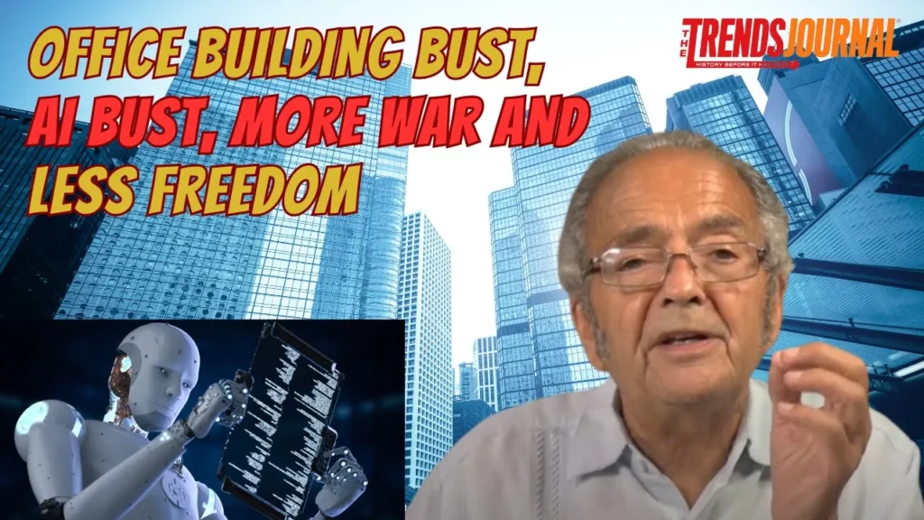 Gerald Celente talks about an office building bust