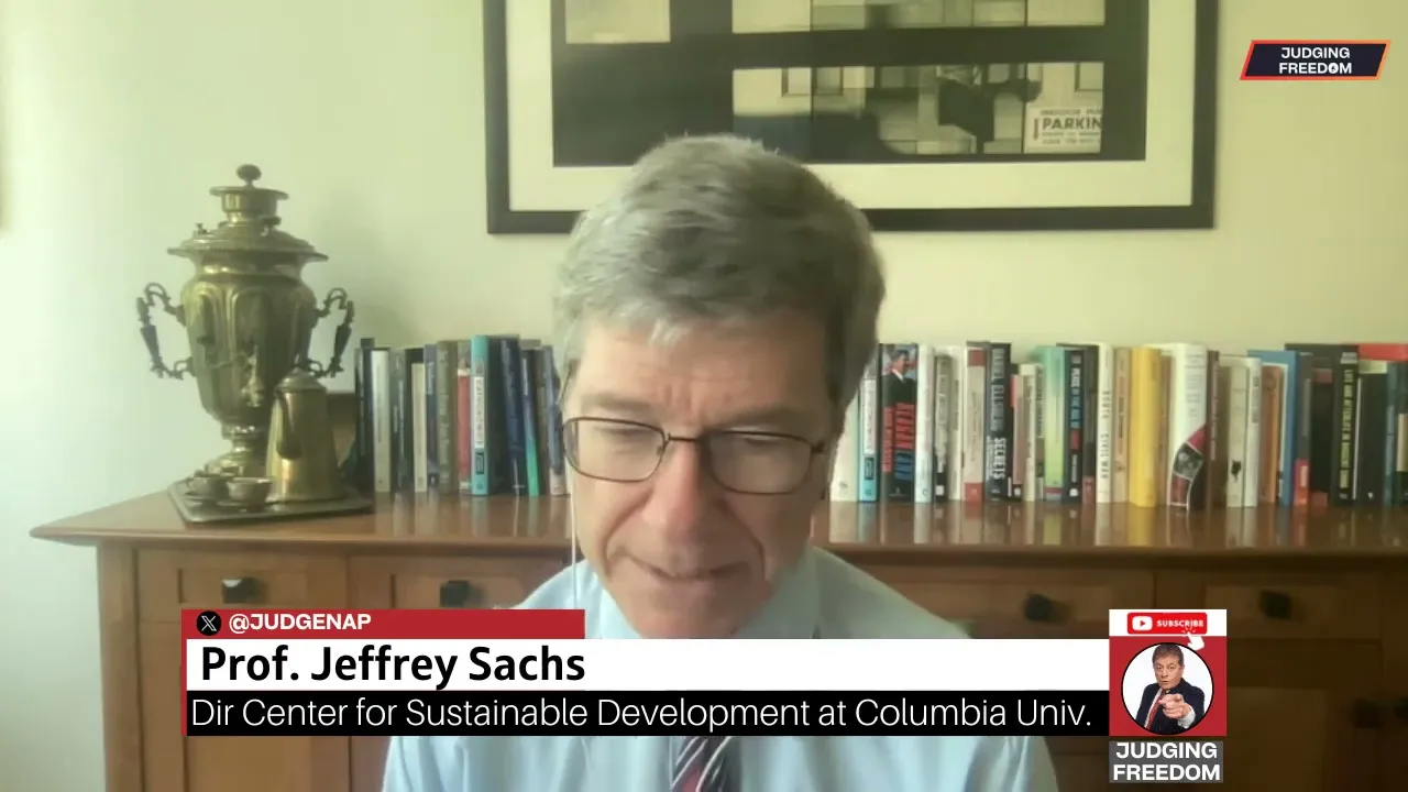 Judge Napolitano – Judging Freedom talks about how prof jeffery sachs could cause Lebanon to become another gaza