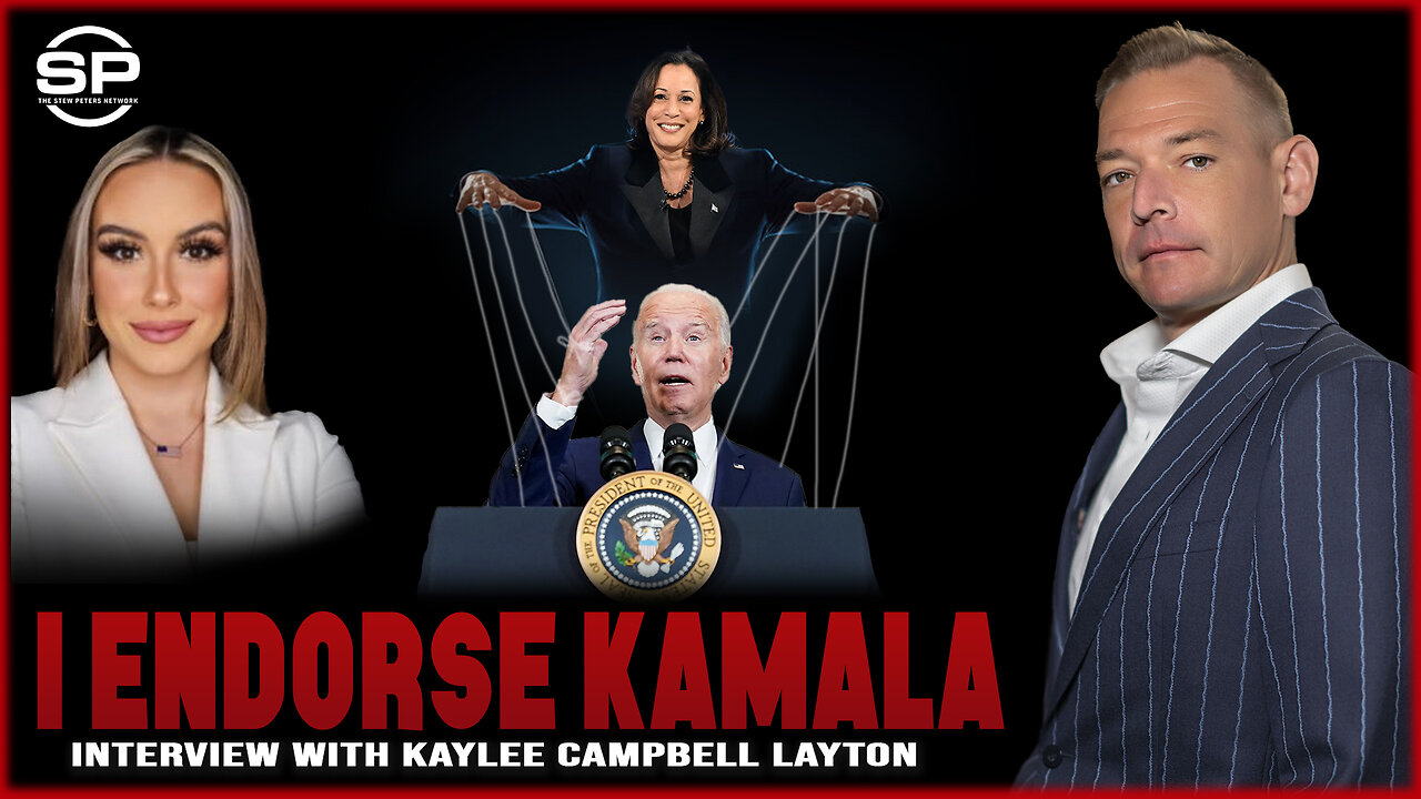 Stew Peters Network talks about a racial pysop because kamala is not black