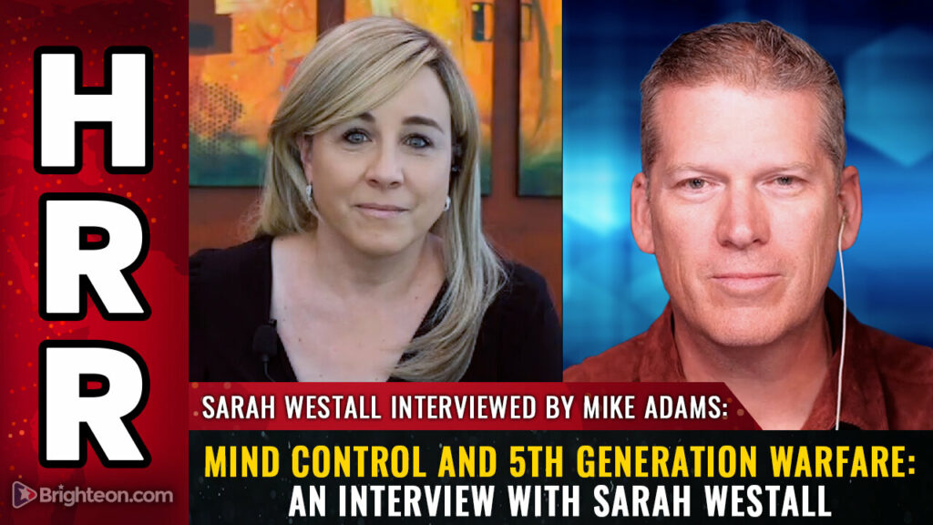 Sarah Westall live on the mike adams show