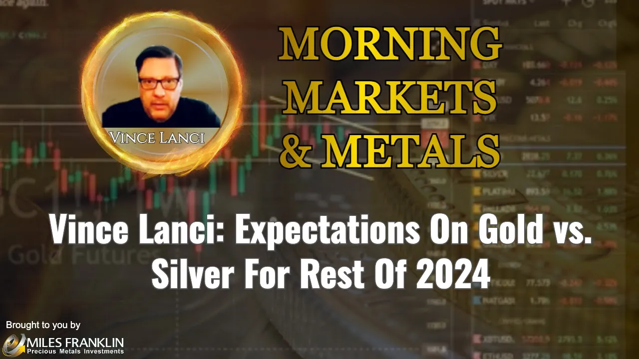 Arcadia Economics with vince lanci talks about the expectations on gold vs silver