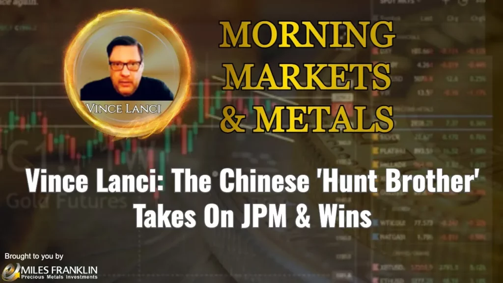 Arcadia Economics with vince lanci talks about the chinese hunt brother that took on jpm and won