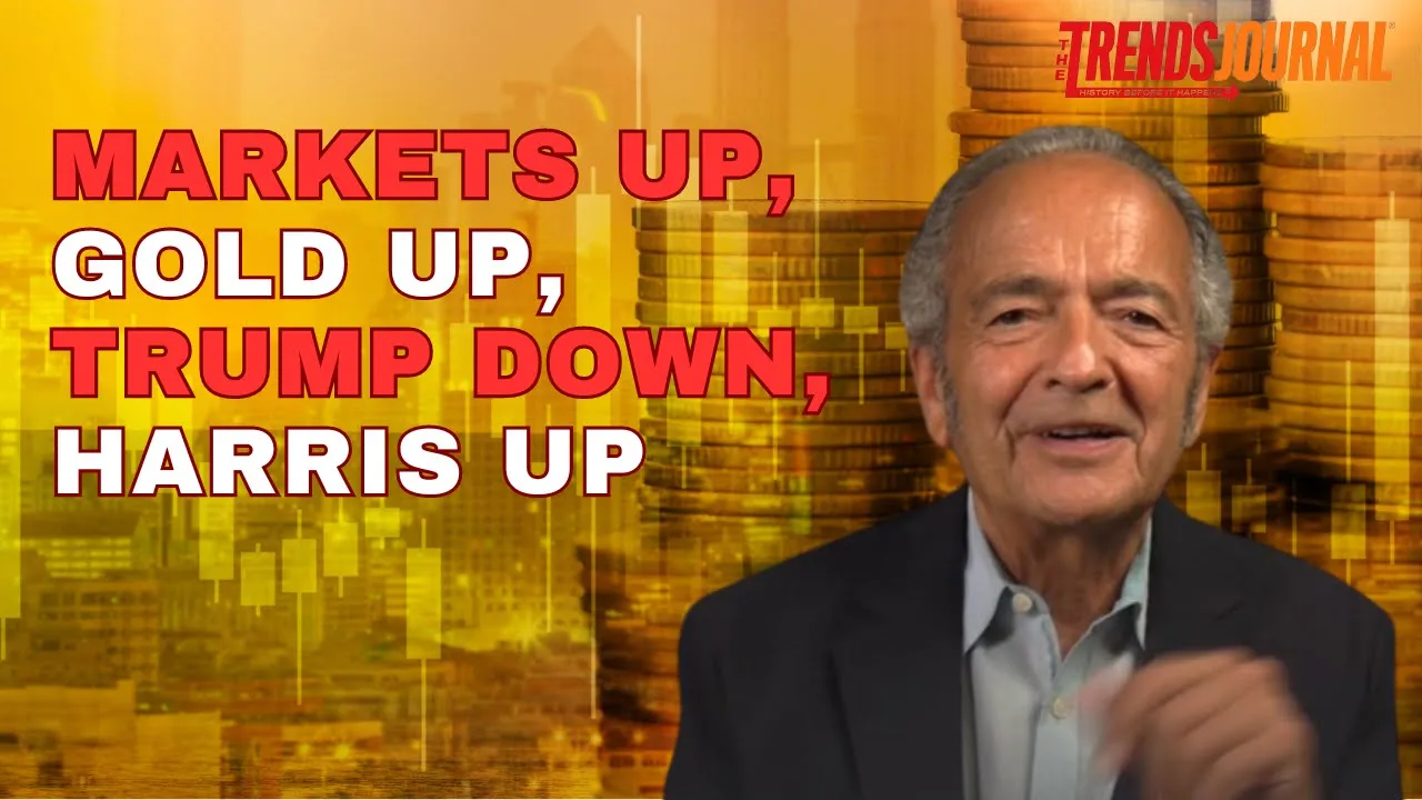 Gerald Celente talks about how markets are up