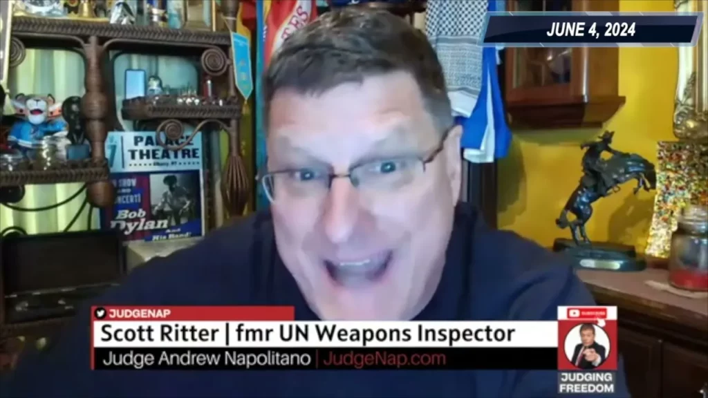 Judge Napolitano – Judging Freedom talks about how they are targeting scott ritter for death