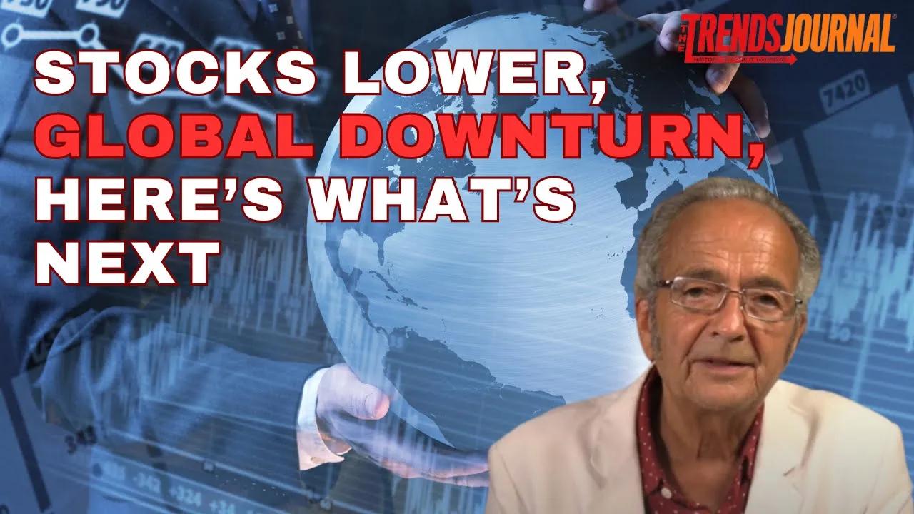 Gerald Celente talks about how the stocks lower