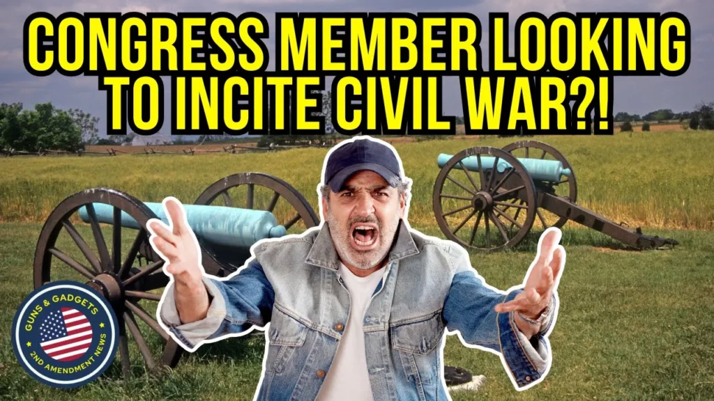 Guns & Gadgets 2nd Amendment News talks about how congressman is looking to incite civil war