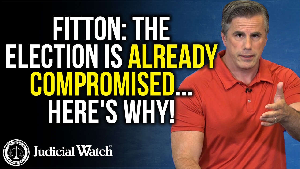 Tom Fitton talks about how the election is already compromised here