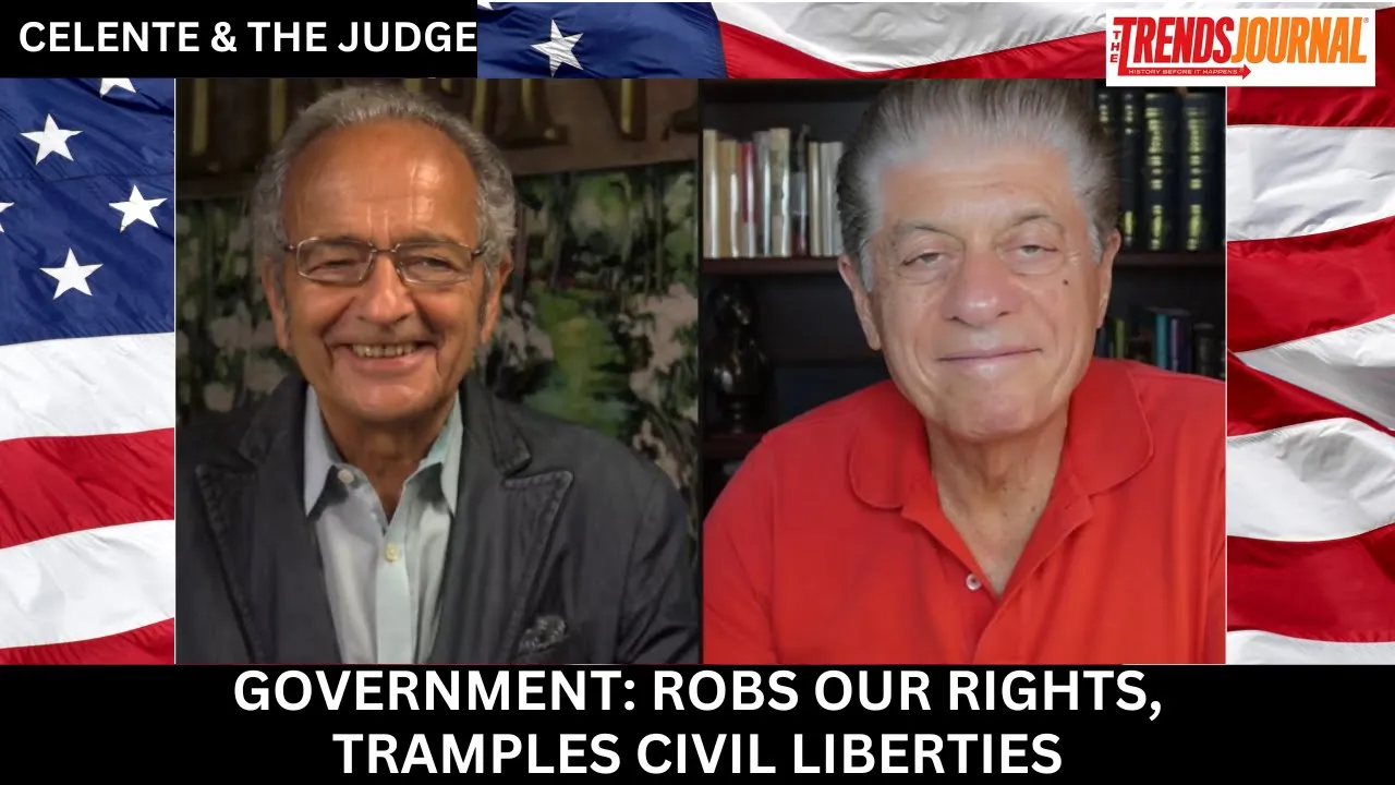 Gerald Celente tlks about how the government robs our rights and tramples our civil liberties