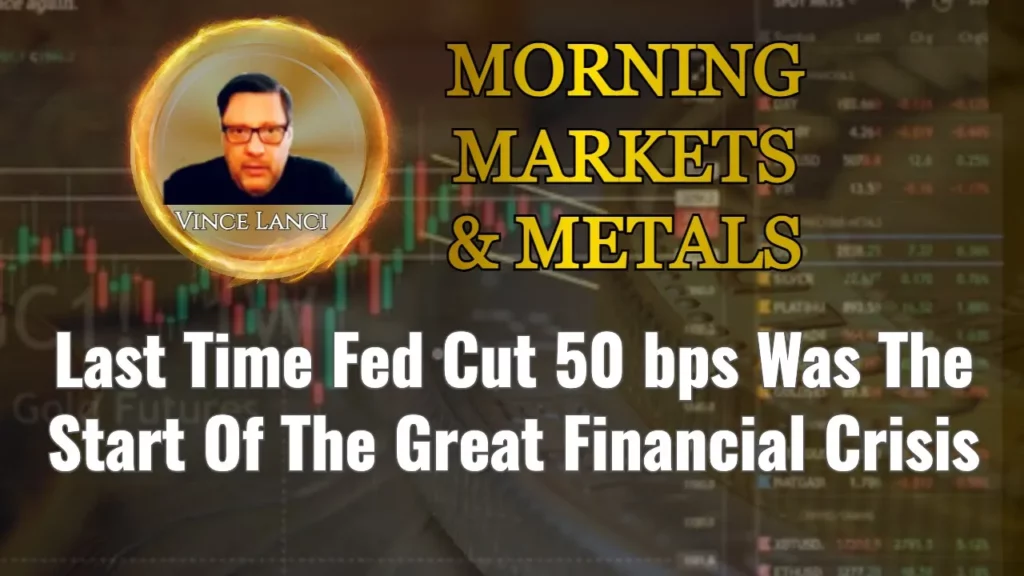 Arcadia Economics on morning markets & metals talks about the start of the great financial crisis