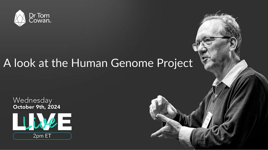 DrTomCowan talks about how to look at the human genome project